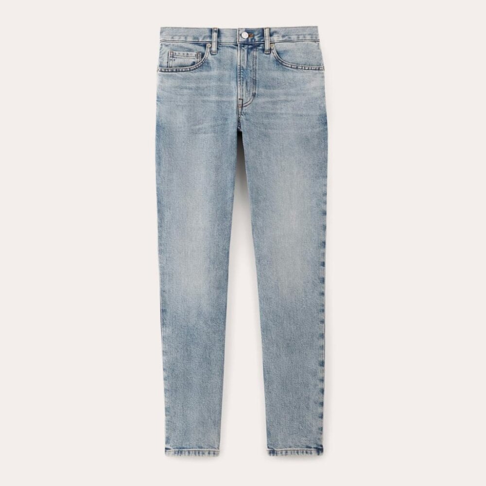 Everlane Men's Organic Cotton Slim-Fit Jean, Size 36x32, "Salt Lake"